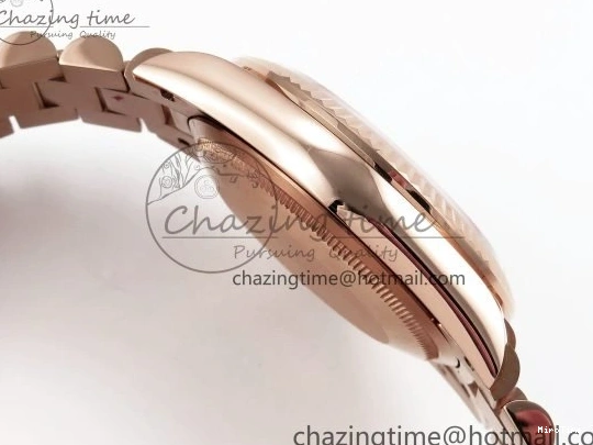 MiroTime 0209 OdorResistant Day Date 36 RG TWSF Best Edition White Diamonds Dial on RG Bracelet A 1610